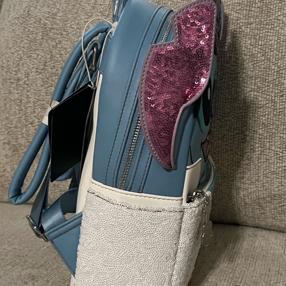 BNWT Loungefly Sequin Stitch Elvis Disney Books a Million Exclusive Backpack - Picture 4 of 11